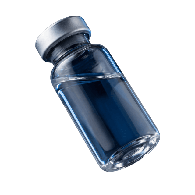 Blue vial