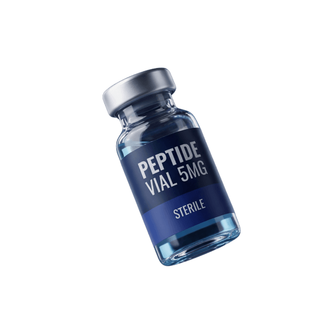 Peptide vial label