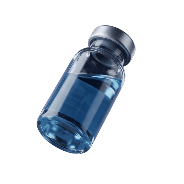 Blue vial plain